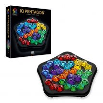 Smart Games - IQ Deluxe Pentagon | Rompecabezas Adultos De 14 Años O Más | Juego De Mesa Adulto Con 120 Retos | Entretenimiento Adultos Para 1 Jugador | Juegos De Viaje