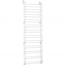 Zapatero T-lovendo Detrás de Puerta 24 Pares Organizador de Zapatos Gran Capacidad de Almacenamiento Ahorra Espacio Armario Ropero