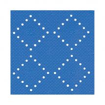 SPIRELLA colección Alaska, Alfombrilla de ducha 91 x 36,PVC,Azul