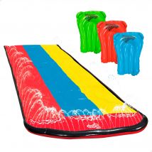 Slip N Slide - Pista deslizante de agua, medidas 480x200 cm, con 3 tablas de surf, juegos de agua, juguetes de exterior, para piscina, juegos al aire libre para niños y niñas, a partir de 5 años