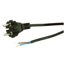 Cable de Ordenador Electro Dh Negro 2x1mm2 H05VVH2-F 1,80m Alta Calidad