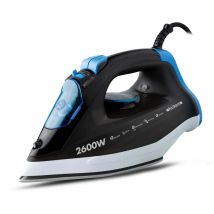 Plancha de vapor con suela cerámica de 2600W - Regulador de temperatura según tejido.