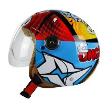 Casco Moto Casco Jet Axxis Infantil Puppy B103d Comic   Ce U