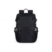 Piquadro Pq-m Mochila Grande Modular en Tejido Reciclado Antiviral Negro