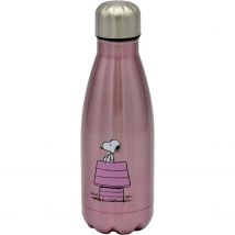 Botella de Acero Snoopy Caseta Rosa 550 ML
