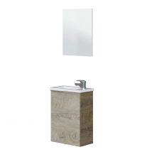 Mueble de baño Compact 40 con espejo y lavabo
