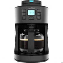 Cafetera de Goteo Digital Cecotec Coffee 66 Grind & Drop, 1086 W, 1.8 Litros, Molinillo de Cuchillas, Hasta 12 Tazas, Tecnología Extreme Aroma, Acabado Acero Inoxidable, Apagado Automático