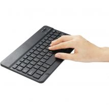 FGNS Teclado Español Ñ para Tablet, Teclado Bluetooth  Inalámbrico Portátil para Ultra Delgado para Cualquier Sistemas Operativos iOS Android Windows,Compatible con iPad Galaxy Tab Tablets Portátil