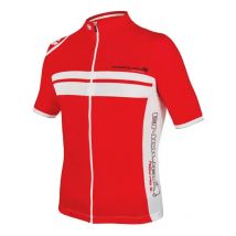 ENDURA | Maillot Manga Corta FS260-Pro SL Lite Rojo - Maillot de competición super ligero con patron deportivo para evitar el flameo Tejido superligero y extrafino con rápida absorción de la
