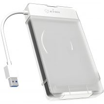 Raidsonic Adaptador SATA III a USB 3.0 con Carcasa de Plástico para Disco Duro/ssd SATA de 2.5''