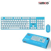 Kit Inalámbrico Teclado y Ratón KW01 Azul