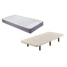 FACTORY COLCHÓN - Pack Colchón Viscoelástico Y Base Tapizada