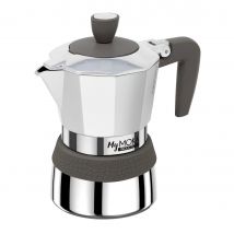Pedrini MyMoka Cafetera italiana de inducción Marrón, Acero inoxidable
