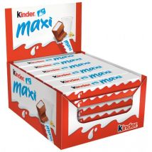 Kinder Maxi 36x21g - Pack de 36 Barritas de Chocolate