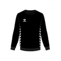 Sudadera negra Hummel negra hombre cómoda y versátil para entrenar y uso diario