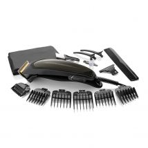 Taurus - Cortapelos Mithos Avant Plus, Cuchillas de Titanio, Maquina de Cortar el Pelo, Incluye 5 Peines Guía y Accesorios