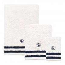 Set de Toallas de Baño 100% Algodón 500GSM Blanco El Ganso - (Cara 30x50cm + Manos 50x90cm + Ducha 70x140cm)