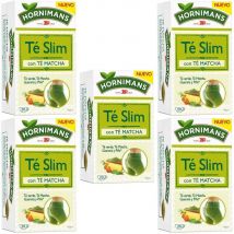5 cajas de  Slim con Té Matcha Hornimans 20 infusiones 8410091104518