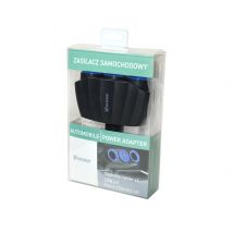 Vakoss tp-3268k 2xusb cigarette lighter socket splitter