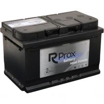 Batería de coche 74 Ah 680 Amp RC PROX, + 20% de Potencia de Arranque. 24 Meses de GARANTÍA.  Medidas: 278 Largo  175 Ancho  190 Alto.  Fabricante Lider Europeo.