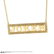 Réplica del escuadrón suicida 1/1 collar joker de harley quinn (metal dorado)