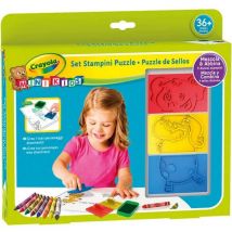 Crayola Minikids Puzzle de sellos dibuja y colorea