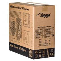 Akyga ak13bk carcasa de ordenador micro tower negro