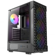 ANTEC VX-320 ARGB ATX Mid Tower RGB Gaming Case - Negro - 4 ventiladores ARGB