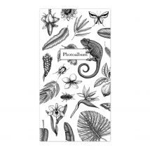 Lydsto Álbum de Fotos Suave 96 Bolsillos 10x15cm Tropical Blanco y Negro