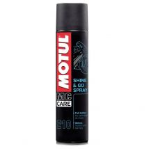 Motul E10 Shine & Go Spray Abrillantador Plastico 400ml   Ce U