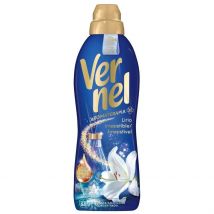 PACK de 8 -  VERNEL Suavizante concentrado aromaterapia lirio irresistible 55 lavados 1,000 litros PACK de 8 x 440 lavados