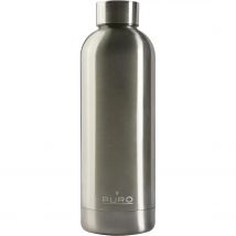 Puro H&C Botella De Acero Inoxidable Doble Pared 500Ml Plata