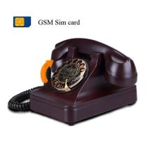 Retro cordless sim card revolve telephone Swivel Plate Rotary Dial Antique Landline Phone For Office Home Hotel house table