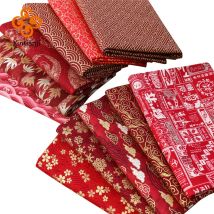 Burgunder roter baumwoll stoff von halb yards japanischer zephyr stoff und weihnachts druck näh stoff tj1023