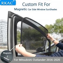 Benutzerdefinierte magnetische UV-Schutz Auto Vorhang Mesh Sonnenblende Auto Seitenfenster Schatten für Kinder für Mitsubishi Outlander 2016-2021