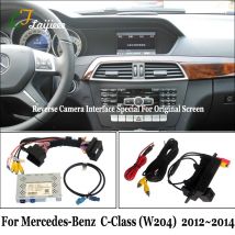 Für Mercedes Benz C Klasse W204 2012 2013 2014 Reverse Kamera Kit / DIY Rückansicht Parkplatz Kamera Mit Interface update OEM Bildschirm
