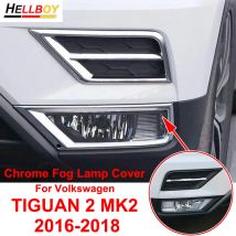Für VW Volkswagen Tiguan 2020 2019 2018 2017 2016 Nebelscheinwerfer Halter Stoßstange Grille Chrom Styling Dekoration Auto Zubehör