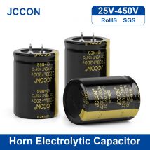 JCCON 25V 63V 80V 200V 450V Audio Elektrolytkondensator 100UF 150UF 180UF 220UF Für Audio Hifi