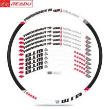 WTB-Frequency-i19 Laufradsatz Aufkleber Fahrrad 27,5 Zoll Räder Mountainbike Felgenaufkleber Fahrradaufkleber Felgen Aufkleber