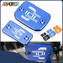 Motorcycle Brake Fluid Fuel Reservoir Tank Cap Cover Accessories For 701 Supermoto 2016 - 2021 2017 2018 2019 2020