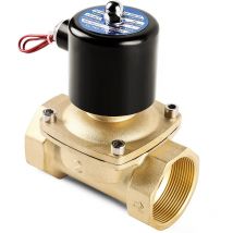 1/2" 3/4" 1" 2" inch Normally Closed Brass Solenoid Valve 220VAC 110VAC 24VDC 12VDC 24VAC Direct Acting For Water Gas Oil