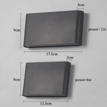 Led Wand Lampe Outdoor Up Down Wand Licht Für Home Treppen Schlafzimmer Nacht Badezimmer Dekoration Beleuchtung