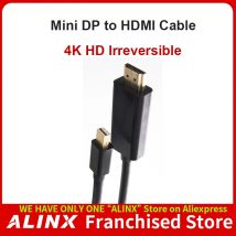 ALINX Active MiniDP to HDMI 4K HD Adapter Cable Converter Displayport