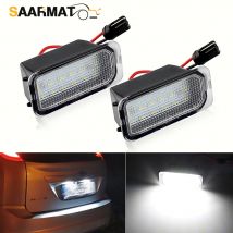 2Pcs Auto LED Lizenz Nummer Platte Licht Lampen Für Ford Ranger Grand C-Max S-MAX B-Max Focus 2 3 Fiesta 6 7 Kuga 1 2 Mondeo 4 5
