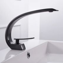 Rubinetti per lavabo Miscelatore per bagno moderno Lavabo in ottone Torneira Foro monocomando Rubinetti a cascata bianchi LH-16990