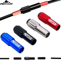 MOTSUV Fahrrad Schalthebel Mitte Feineinstellschraube MTB Straßenschaltwerk Regler Schrauben 4mm/4,5mm Schaltkabelkappe Fahrradteile