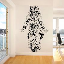 Cartoon Animation Wandaufkleber Anime japanische Wandaufkleber Vinyl Home Jungen Zimmer Dekoration Tapete X901