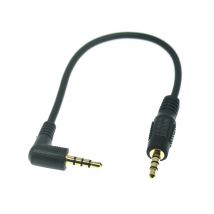 3,5mm Jack Audio Kabel 3,5 Stecker auf Stecker Kabel Audio 90 Grad Rechtwinklig AUX Kabel für Auto Kopfhörer MP3/4 Aux Kabel 15CM 1M