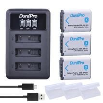DuraPro NP-BX1 NPBX1 NP BX1 Akku + Ladegerät für SONY ZV-1 DSC RX1 RX100 RX100iii M3 M2 WX300 HX300 HX400 HX50 HX60 GWP88