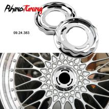 RhinoTuning 4 Stück Außendurchmesser 101 mm Radnabenkappen Sechskantmuttern für RS RC RSII Felgenabdeckung 09.24.383 Modifikation externe Teile Auto-Styling